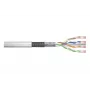 Cavo di rete Digitus CAT 6 SF/UTP patch a coppie intrecciate sfuso 100m grigio