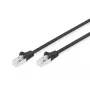 Cavo patch DIGITUS - CAT6 - S/FTP - Booted - 3m - nero