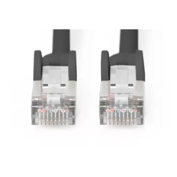 Cavo patch DIGITUS - CAT6 - S/FTP - Booted - 3m - nero