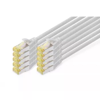 DIGITUS cavo patch CAT6A S/FTP, 5 m, grigio, confezione da 10