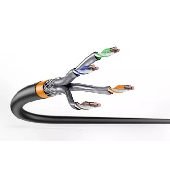 Cavo di installazione DIGITUS - Cat 7 - S/FTP - AWG 23/1 - 500 m - nero