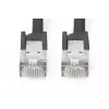 Cavo patch DIGITUS - CAT6 - S/FTP - con guaina - 1 m - nero