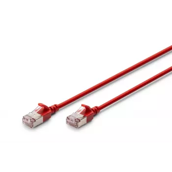 Cavo patch slim DIGITUS - CAT6A - F-FTP - 5 m - rosso