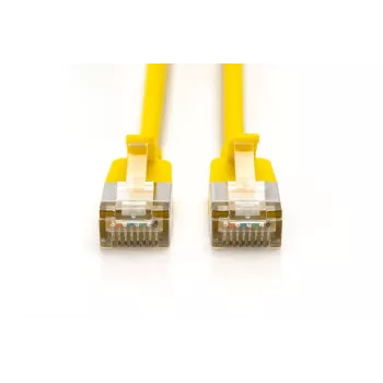 Cavo patch slim DIGITUS - CAT6A - F-FTP - 3 m - giallo