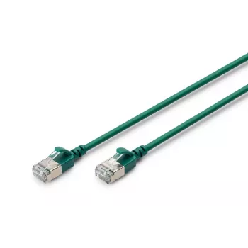 Cavo patch slim DIGITUS - CAT6A - F-FTP - 2 m - verde