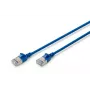 Cavo patch slim DIGITUS - CAT6A - F-FTP - 1,5 m - blu