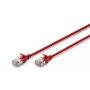 Cavo patch slim DIGITUS - CAT6A - F-FTP - 50 cm - rosso