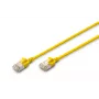 Cavo patch slim DIGITUS - CAT6A - F-FTP - 30 cm - giallo