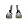 Cavo di rete Digitus DK-1632-A-003S-BL 0,3 m Cat6a F/FTP nero