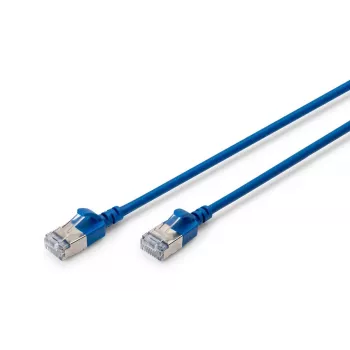 Cavo patch slim DIGITUS - CAT6A - F-FTP - 5 m - blu