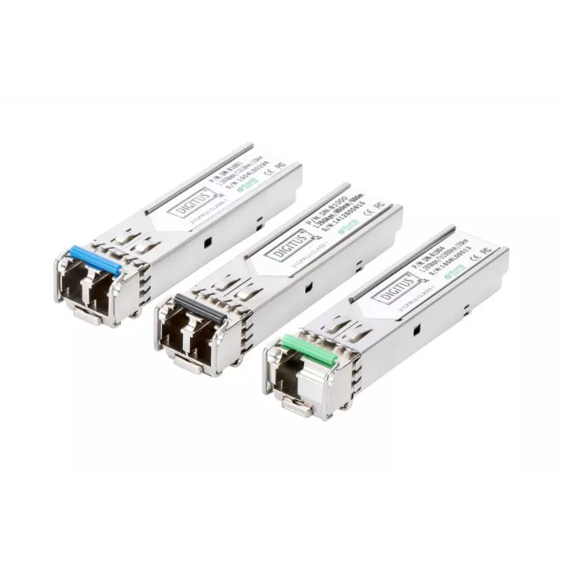 Modulo SFP DIGITUS 1,25 Gbit/s, fino a 20 km Singlemode, connettore LC-Duplex 1000Base-LX, 1310 nm
