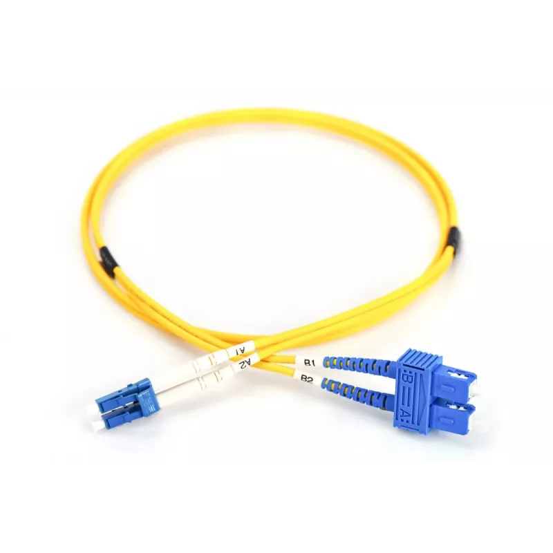 DIGITUS DK-2932-10 cavo patch in fibra ottica, da LC a SC monomodale OS2 9/125 µm, Duplex, 10 m