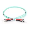 DIGITUS Cavo patch in fibra ottica, ST su ST multimodale 50/125 µ, duplex lunghezza 5 m classe OM3