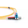 DIGITUS Cavo patch in fibra ottica, LC su ST OS2, monomodale 9/125 µ, duplex, lunghezza 1 m
