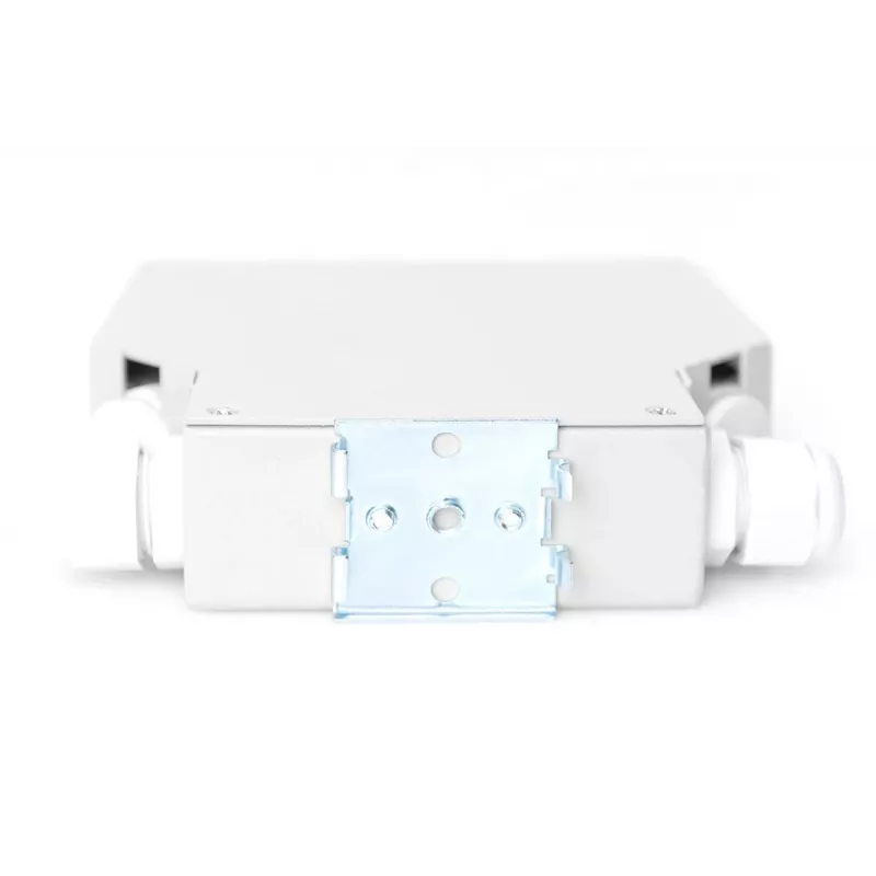 DIGITUS Cassetto di giunzione per guida DIN per 6x accoppiatori SC//DX, colore grigio
