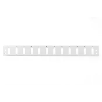 DIGITUS Pannello frontale FO Quick Lock 12x SC Dx verticale grigio