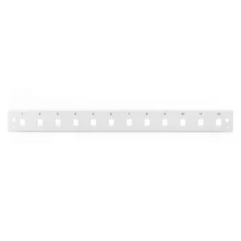 DIGITUS Pannello frontale FO Quick Lock 12x LC Dx SC Sx E2000 Sx grigio