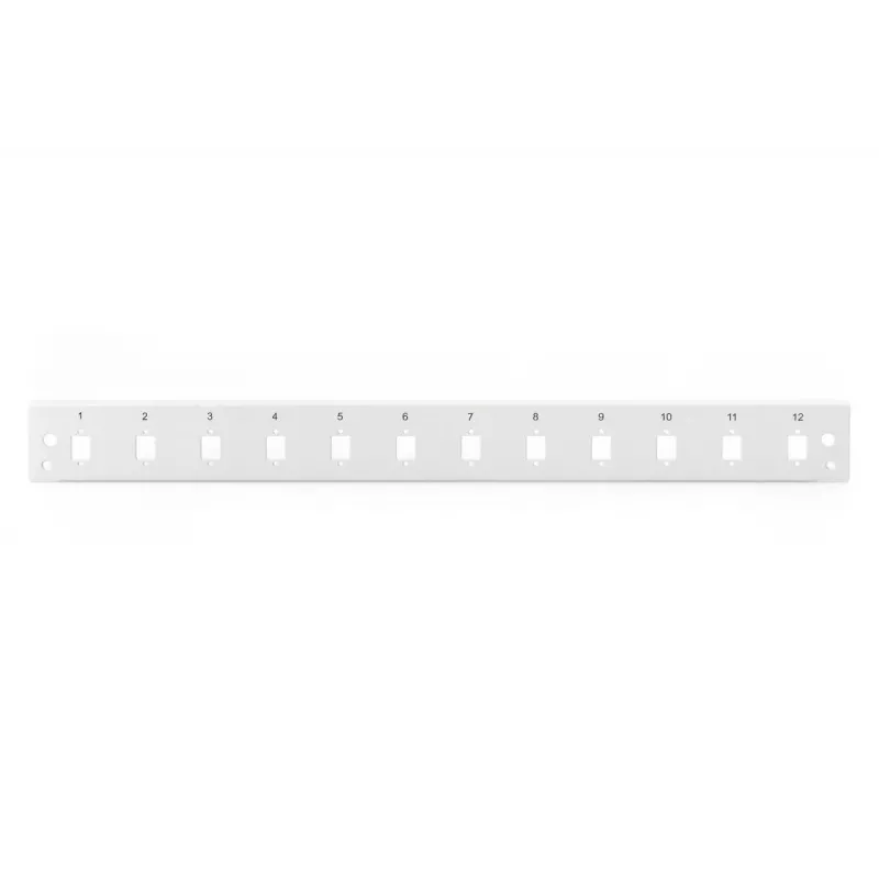 DIGITUS Pannello frontale FO Quick Lock 12x LC Dx SC Sx E2000 Sx grigio