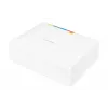 DIGITUS Contenitore FTTH, con superficie adattatori 4x SC (APC) SX e montaggio su guida DIN