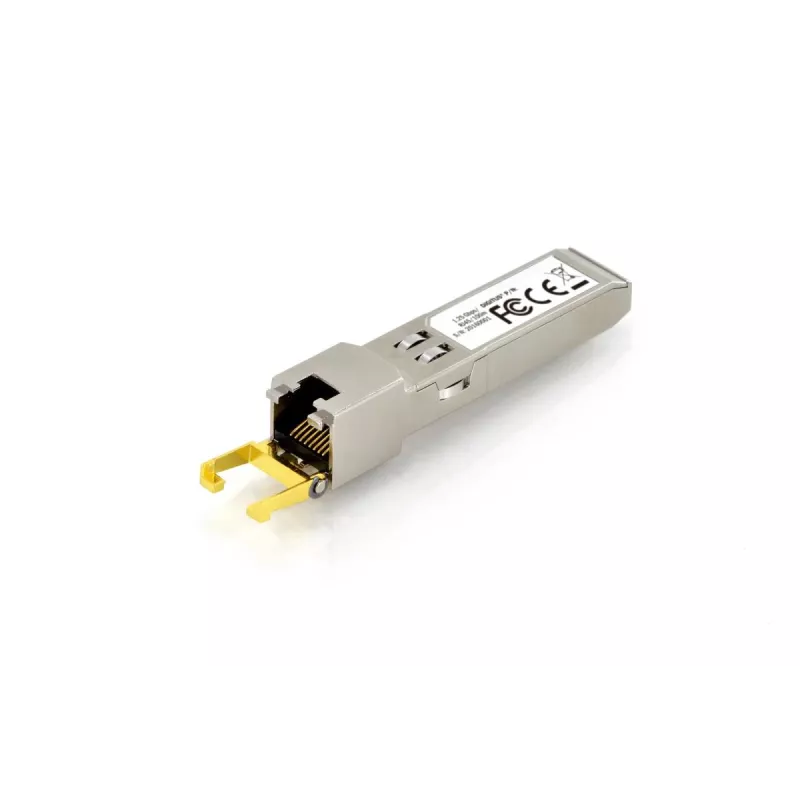 DIGITUS Modulo SFP Mini GBIC in rame 10G 100m supporta 10G 5G 2.5G 1G Base-T