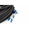 DIGITUS Cavo breakout - 8 fibre SM G.657.A1 LC/UPC-LC/UPC universale nero 100m