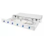 DIGITUS Cassetto di giunzione in fibra ottica LC OS2 1U 6xLC-DX con cassetta, pigtail e accoppiatori