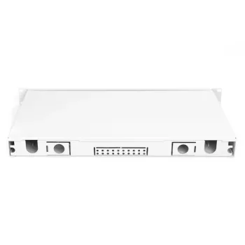 DIGITUS Cassetto di giunzione in fibra ottica LC OS2 1U 6xLC-DX con cassetta, pigtail e accoppiatori