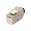 DIGITUS Jack Keystone CAT6a - schermato, connessione senza attrezzi - gestione cavi intelligente - 24 pezzi