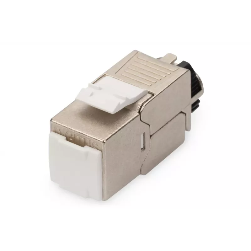 DIGITUS Jack Keystone CAT6a - schermato, connessione senza attrezzi - gestione cavi intelligente - 24 pezzi