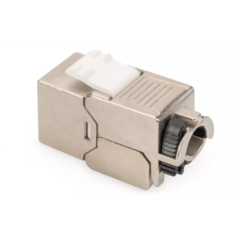 DIGITUS Jack Keystone CAT6a - schermato, connessione senza attrezzi - gestione cavi intelligente - 24 pezzi