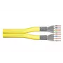 DIGITUS Cavo di installazione - CAT 7A - S/FTP - AWG 22/1 duplex - 500m - giallo - Dca-s1a d1 a1