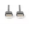 DIGITUS Cavo di connessione USB 2.0 A 1m conforme USB 2.0