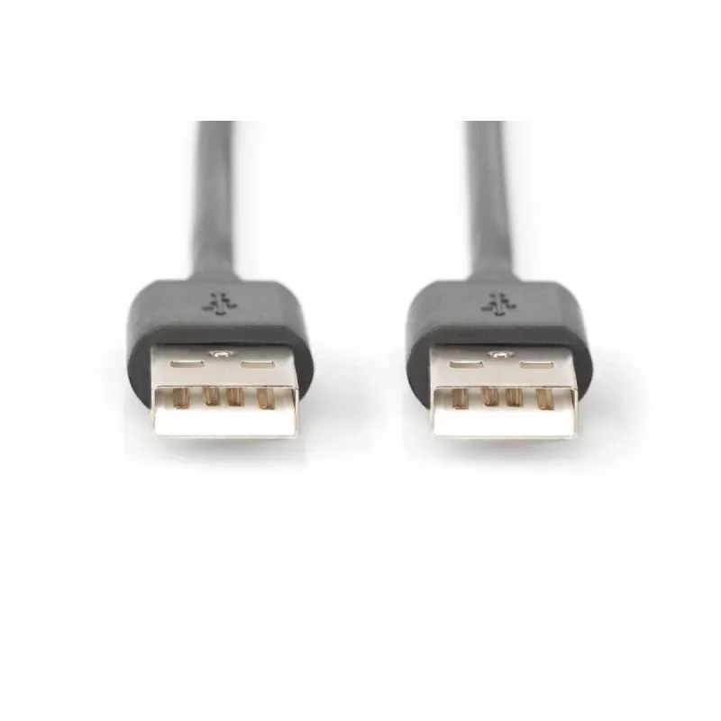 DIGITUS Cavo di connessione USB 2.0, Type-A M/M, 5m conforme USB 2.0 nero