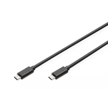 Cavo di collegamento USB Type-C DIGITUS ASSMANN, Type-C a C M/M, 2 m High-Speed nero