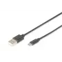 Cavo di collegamento USB 2.0 DIGITUS, Type-A - Micro B M/M, 2 m compatibile USB 2.0 nero