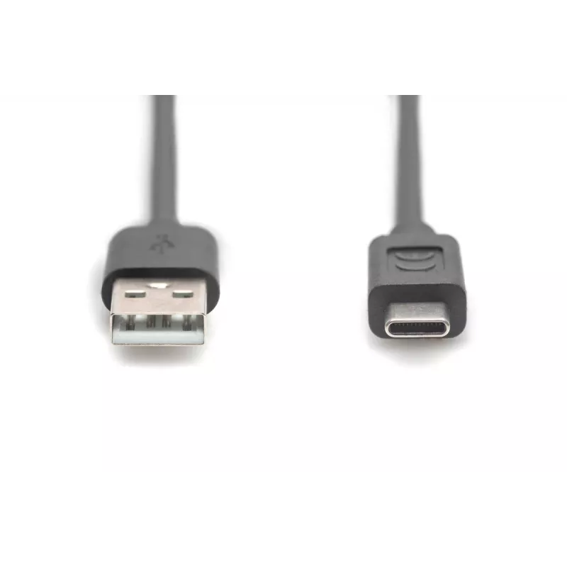Cavo di collegamento USB Type-C DIGITUS ASSMANN, Type-C a A maschio/maschio, 3 m, 3A, 480 MB/s, versione 2.0, nero