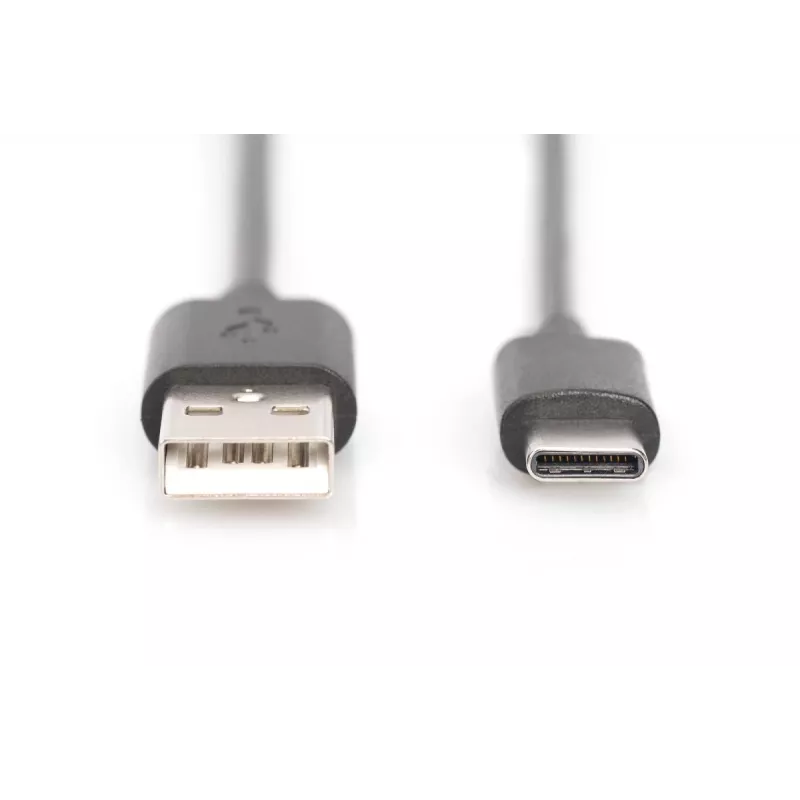 Cavo di collegamento USB Type-C DIGITUS ASSMANN, Type-C a A M/M, 2 m 3A, 480MB, versione 2.0, nero