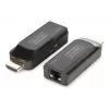 Set extender Mini HDMI DIGITUS, Full HD 50 m CAT6/6A/7, alimentazione tramite cavo Micro-USB, nero