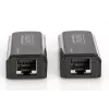 Set extender Mini HDMI DIGITUS, Full HD 50 m CAT6/6A/7, alimentazione tramite cavo Micro-USB, nero