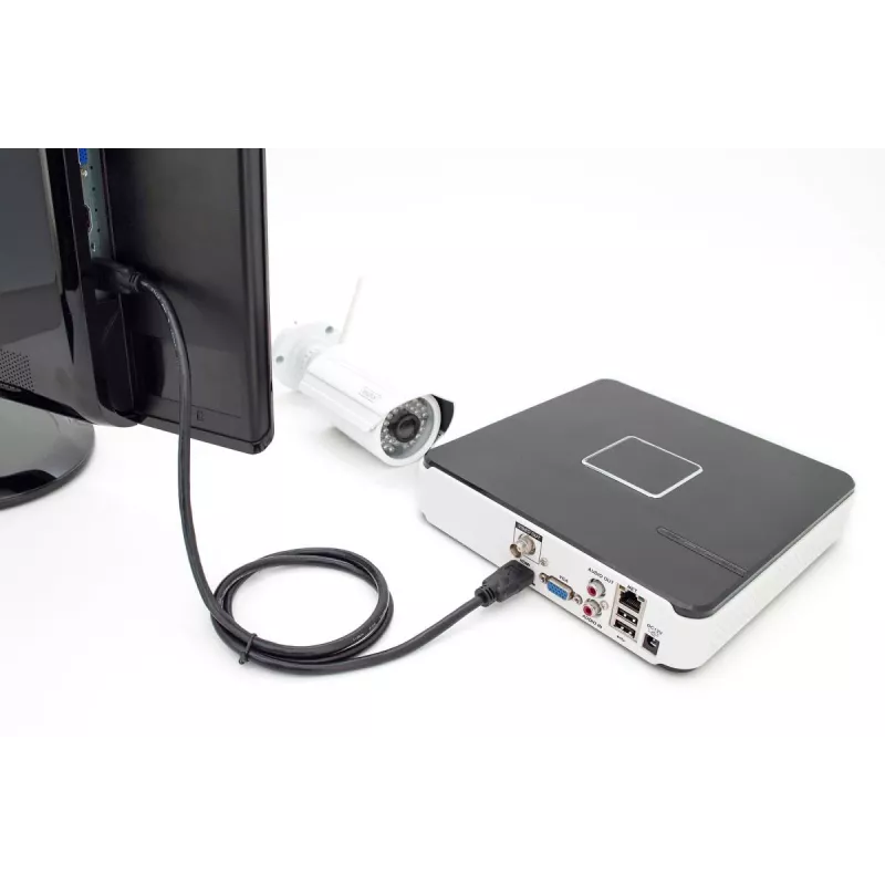 Cavo di collegamento HDMI Premium High Speed DIGITUS, Type-A M/M, 5 m con Ethernet, Ultra HD 60p nero