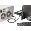 Cavo di collegamento HDMI Premium High Speed DIGITUS, Type-A M/M, 1 m con Ethernet, Ultra HD 60p, nero