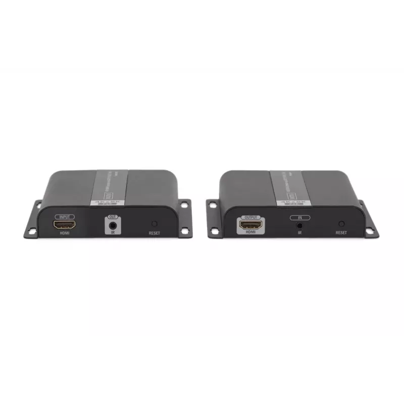 Set extender HDMI 4K DIGITUS over IP/CAT 5, 6 (120 m) completamente alimentato PoE, UHD 4K/30Hz