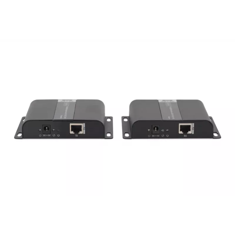 Set extender HDMI 4K DIGITUS over IP/CAT 5, 6 (120 m) completamente alimentato PoE, UHD 4K/30Hz