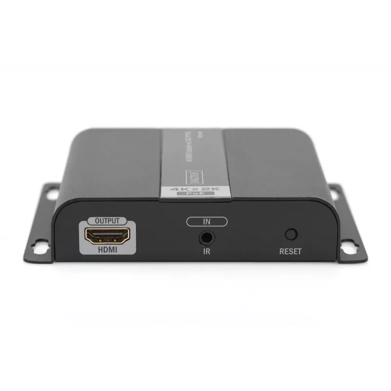 Extender HDMI 4K DIGITUS, unità ricevente over IP/CAT 5, 6 (120 m), alimentato PoE