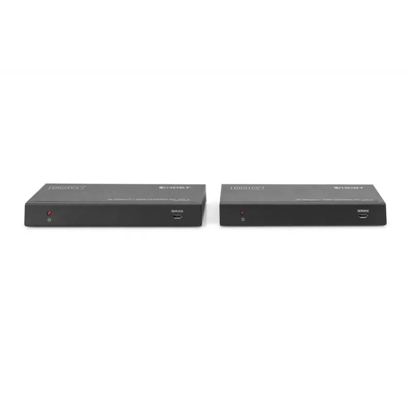DIGITUS DS-55508 kit extender HDMI 4K HDBaseT, 150 m, 4K/60Hz, 18 Gbps, YUV 4:4:4, HDR, PoC, RS-232, IR