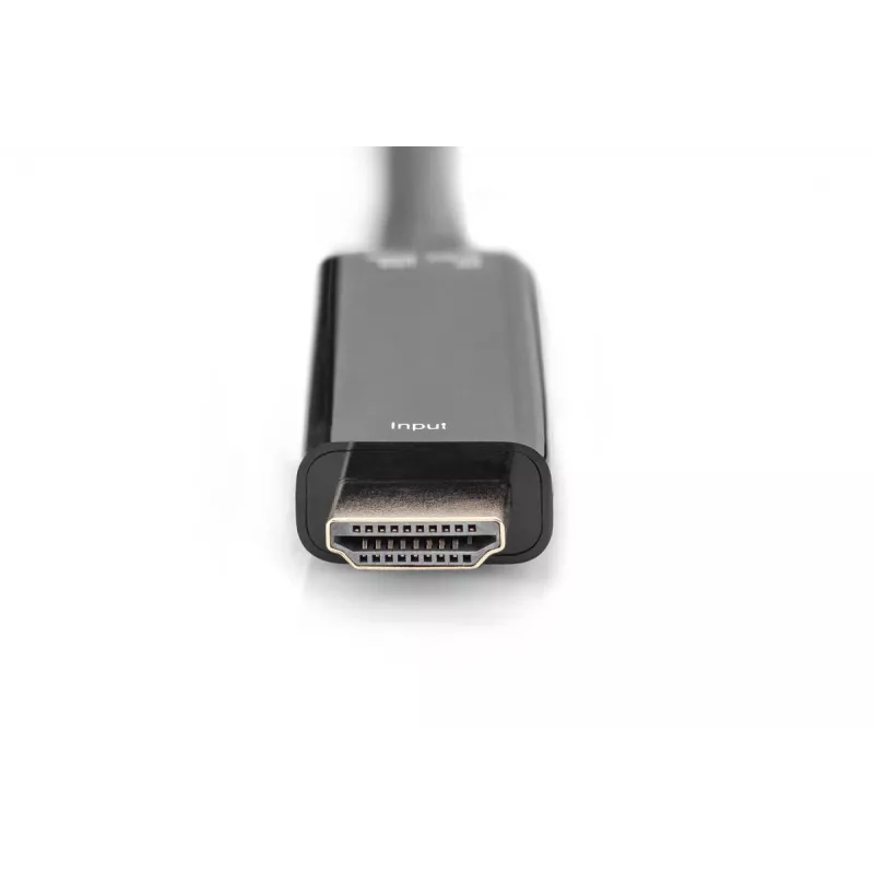 Adattatore HDMI 4K Digitus HDMI a DisplayPort 0,2 m HDMI Type-A USB