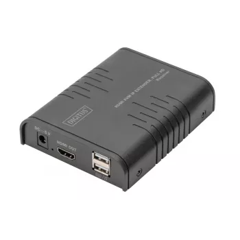 Ricevitore extender HDMI KVM IP Digitus Full HD con cavo 120 m USB