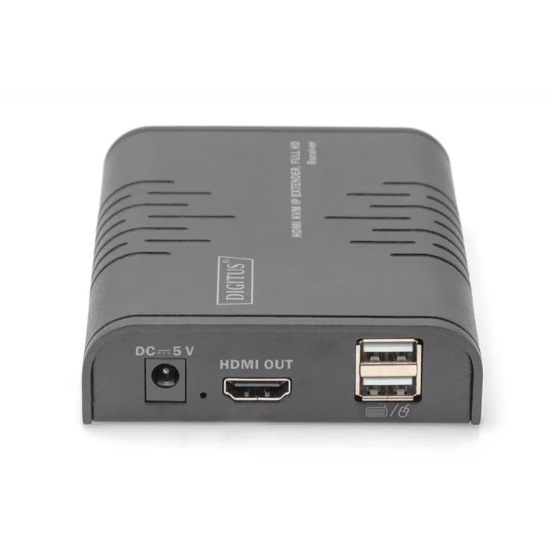 Ricevitore extender HDMI KVM IP Digitus Full HD con cavo 120 m USB