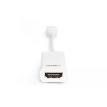 Cavo adattatore DisplayPort DIGITUS ASSMANN, Mini DP - HDMI Type-A M/F, 15 cm compatibile DP 1.1a, CE bianco