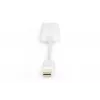 Cavo adattatore DisplayPort DIGITUS ASSMANN, Mini DP - HDMI Type-A M/F, 15 cm compatibile DP 1.1a, CE bianco